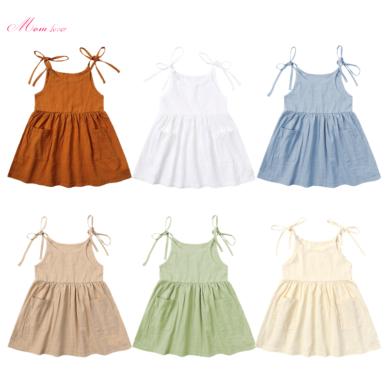 Fustan i ngurtë i vajzës mini fustane mini sundress plazhi veror